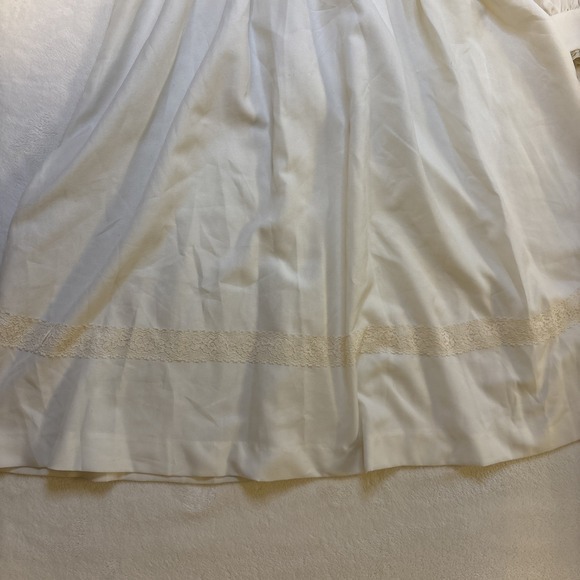 VTG 70s Candi Jones California Prairie Dress Lace High Neck Size S - Picture 8 of 16